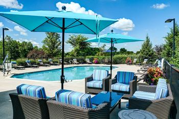 Outdoor swimming pool and sundeck